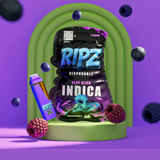 Ripz - Ripz | Blue Alien | Disposable | 2g - 1
