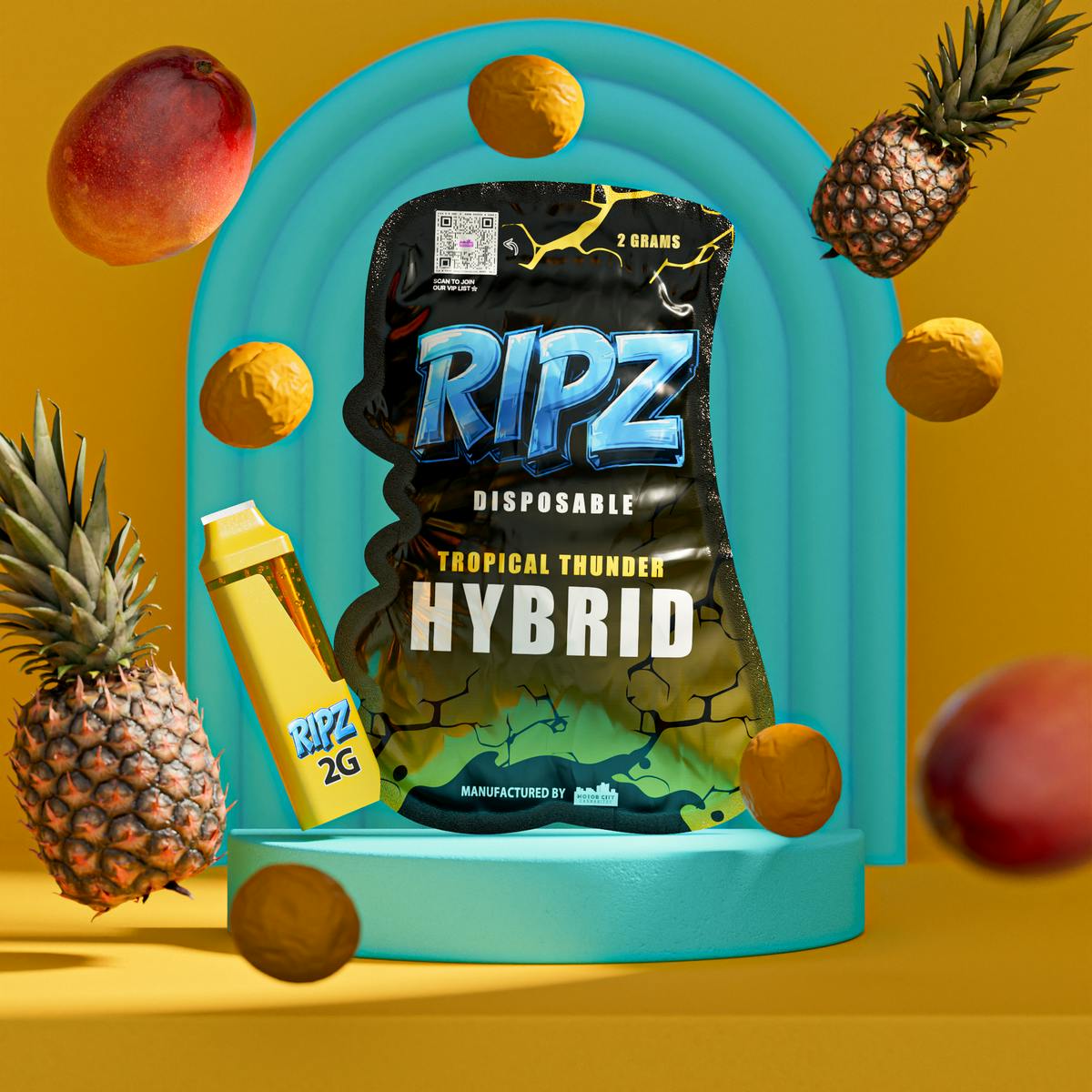Ripz - Ripz 2G Disposable Tropical Thunder - 1