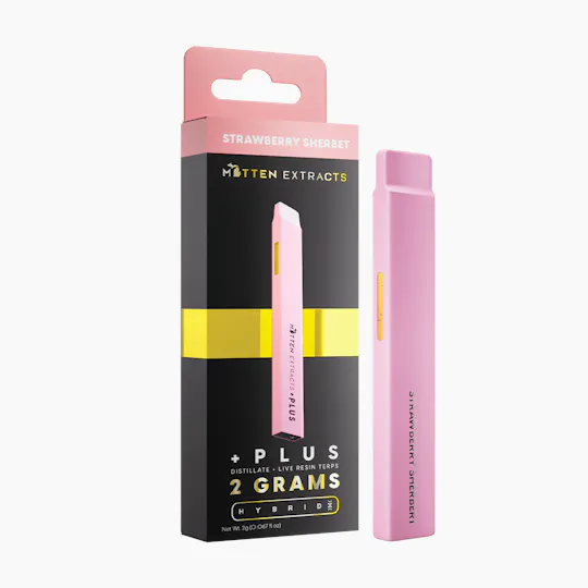 Mitten Extracts - Mitten Extracts | Strawberry Sherbet | Plus Disposable | 2g - 1