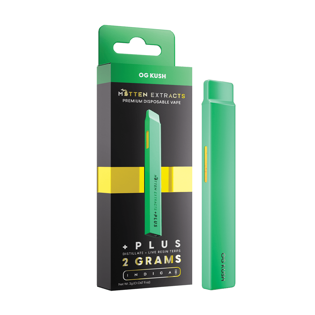 Mitten Extracts - Mitten Extracts | OG Kush | Plus Disposable | 2g - 1