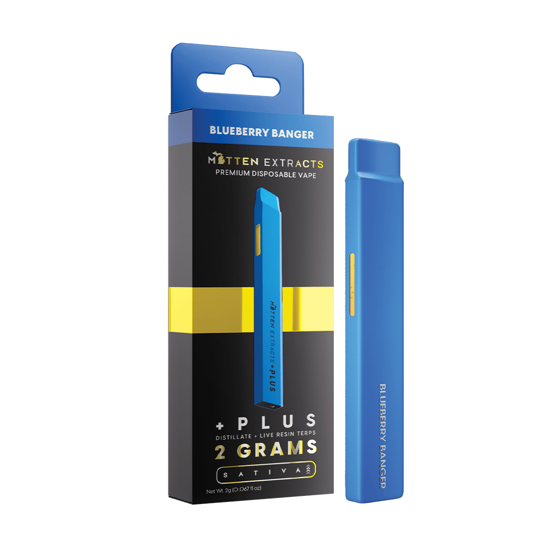 Mitten Extracts - Mitten Extracts | Blueberry Banger | Plus Disposable | 2g - 1