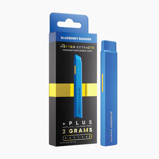 Mitten Extracts - Mitten Extracts | Blueberry Banger | Plus Disposable | 2g - 1