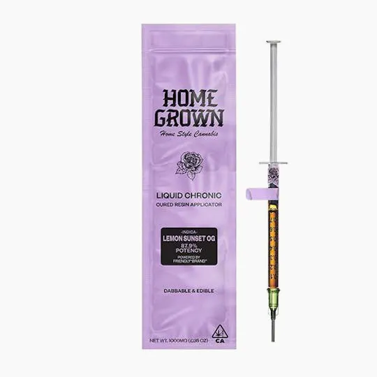 Home Grown - Home Grown | Lemon Sunset OG | Cured Resin Applicator | Concentrates | 1g - 1