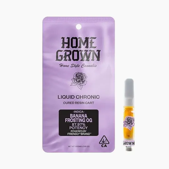 Home Grown - Home Grown | Banana Frosting OG | Cured Resin Cartridge | 1g - 1