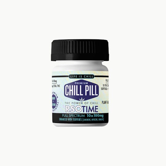 Life Is Chill - Chill Pill | RSO Time 10x100mg | 1000mg - 1