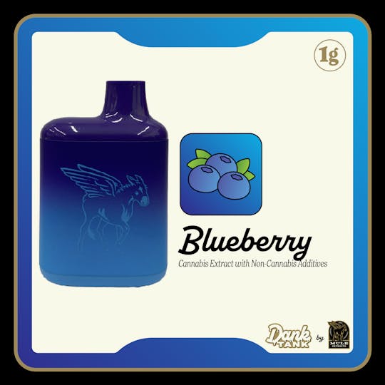 Mule Extracts - 1g Blueberry Flavored Dank Tank - NJ - 1