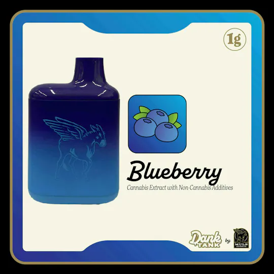 Mule Extracts - Mule Extracts | Blueberry | Dank Tank Live Resin Disposable | 1g - 1