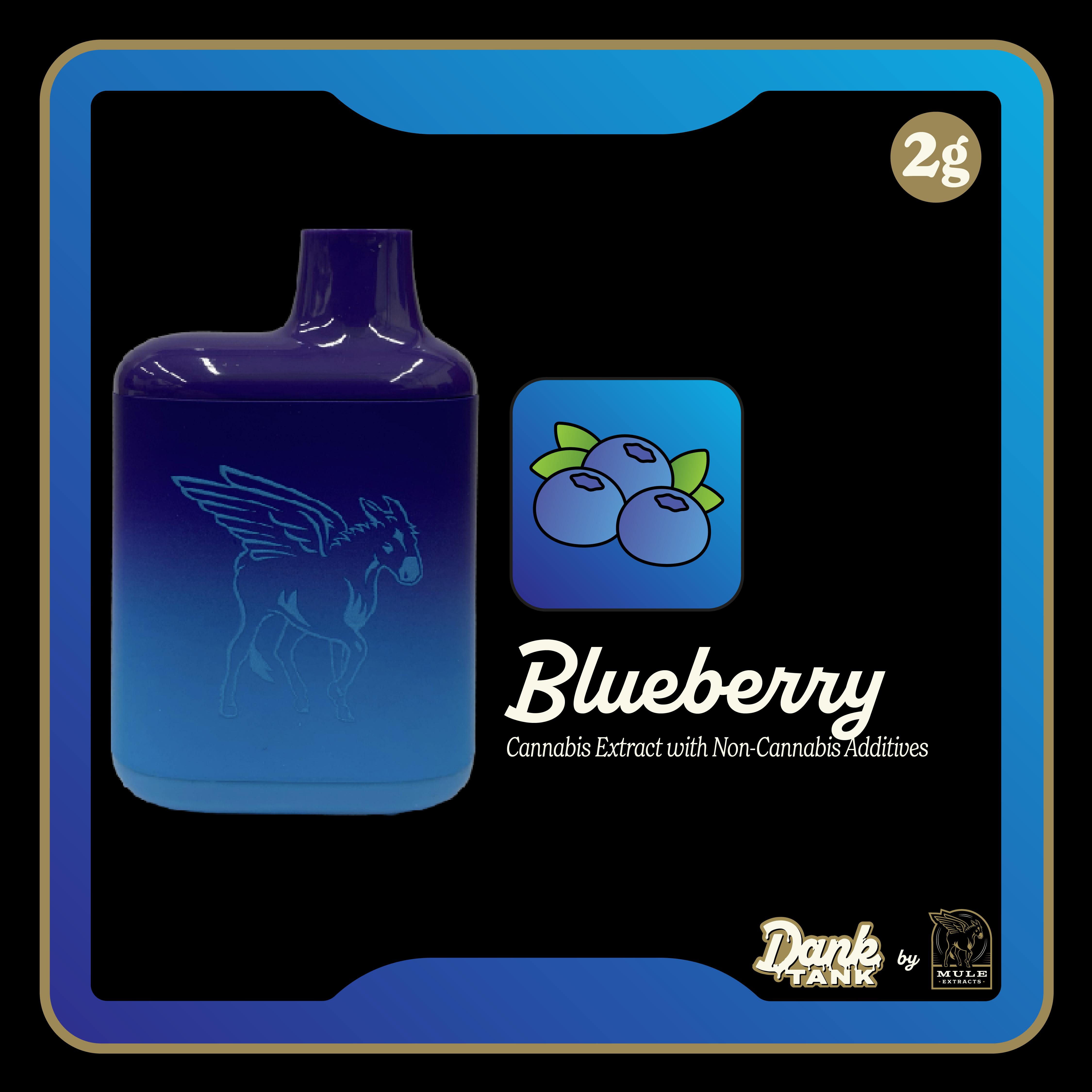 Mule Extracts - 2g Blueberry Flavored Dank Tank - NJ - 1