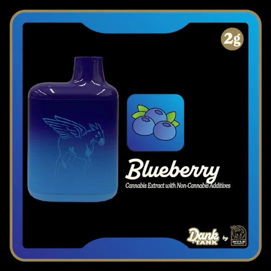 Mule Extracts - Mule Extracts | Blueberry | Dank Tank Disposable | 2g - 1