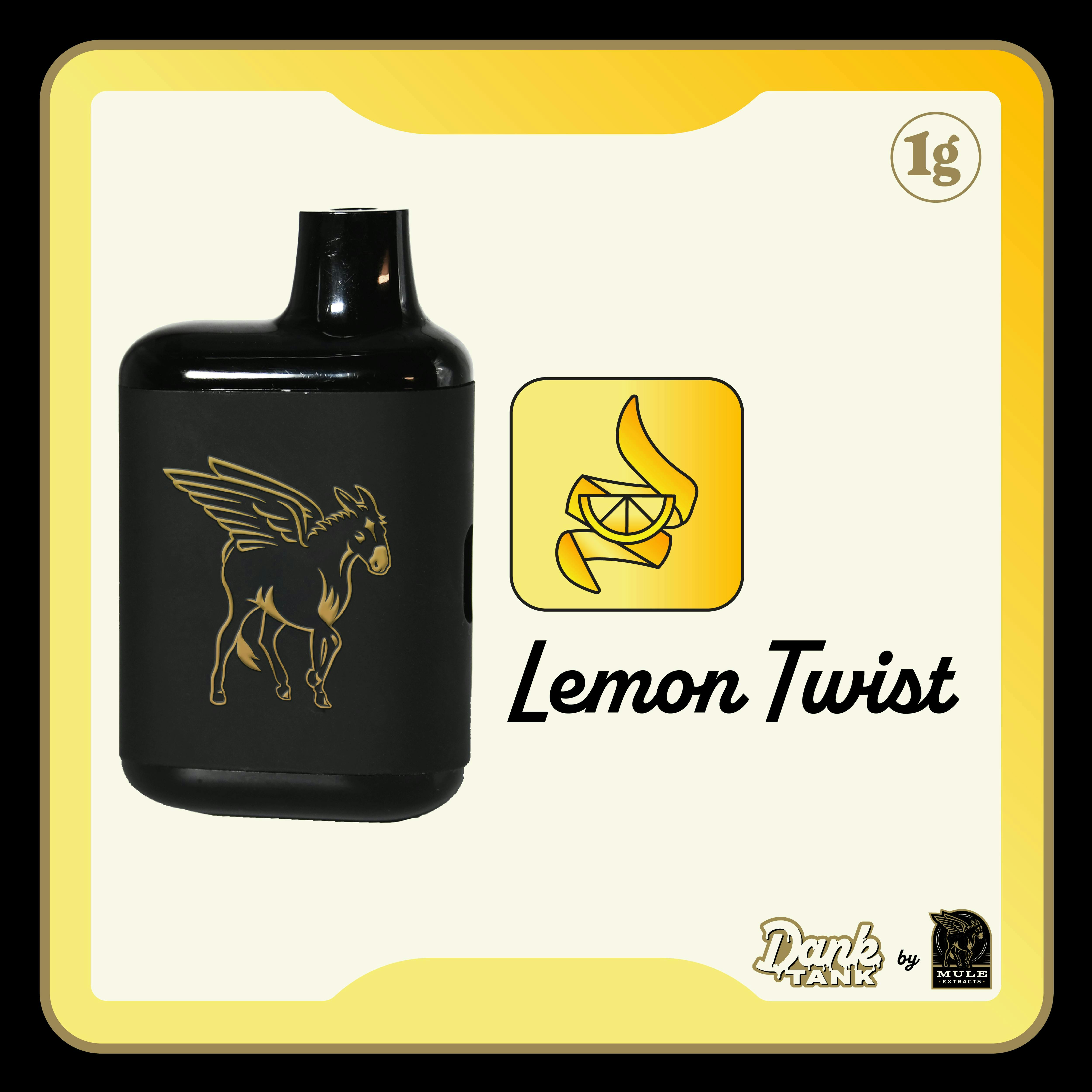 Mule Extracts - Mule Extracts | Lemon Twist | Dank Tank Disposable | 1g - 1