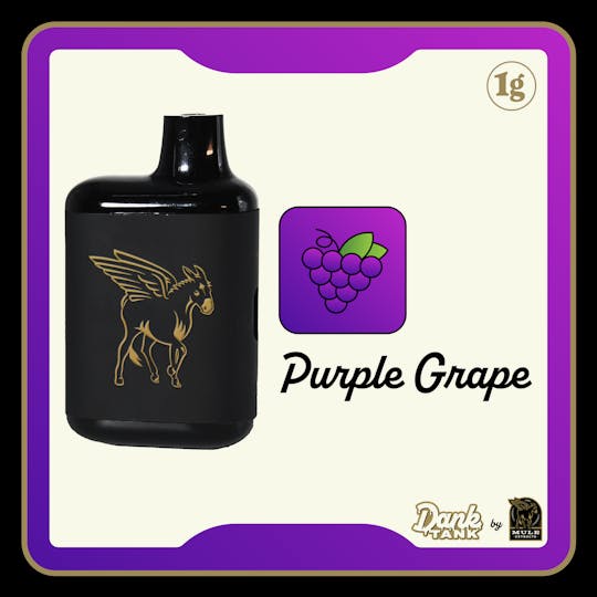 Mule Extracts - 1g Dank Tank - Purple Grape (Indica) - NJ - 1