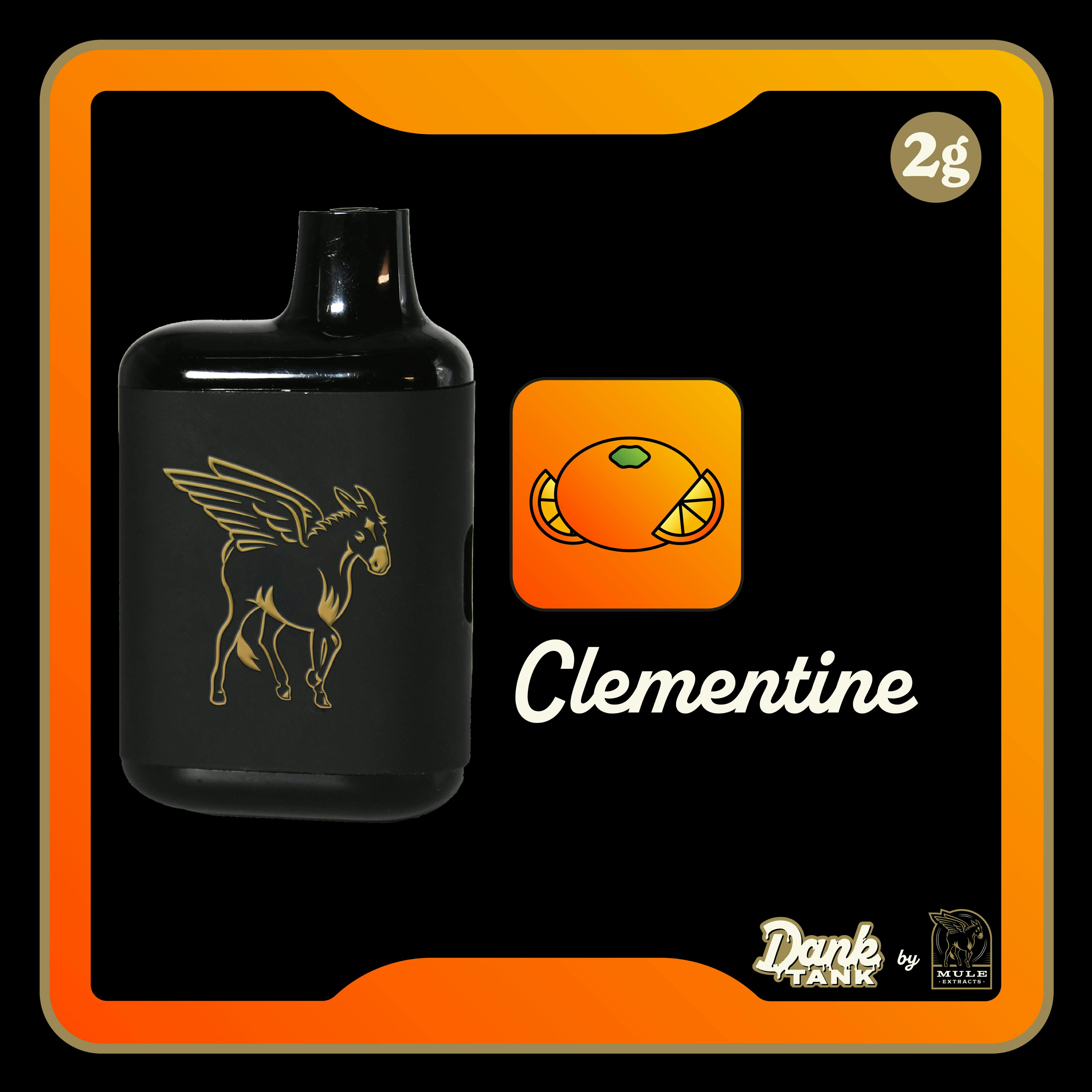 Mule Extracts - Mule Extracts | Clementine | Dank Tank Disposable | 2g - 1