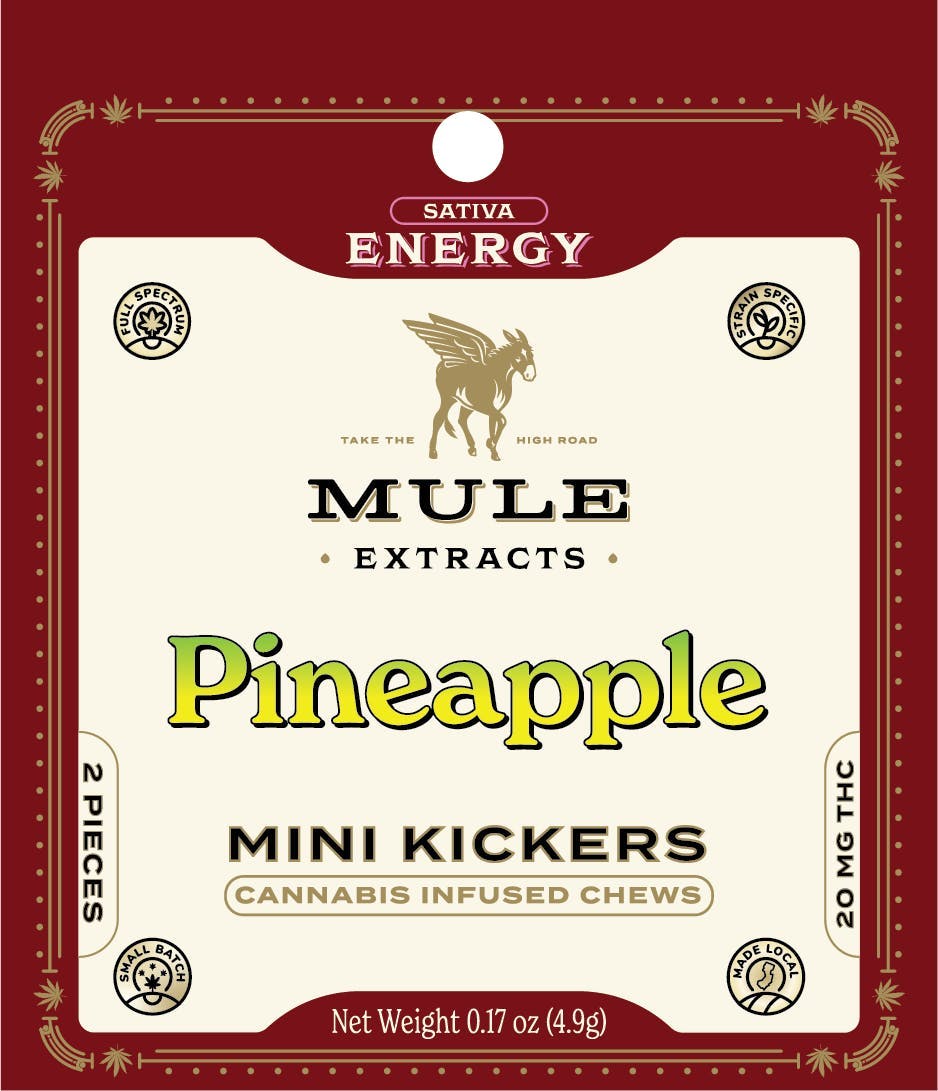 Mule Extracts - Mule Extracts | Pineapple 'Try Me' Mini Kickers | 20mg | 2ct | 10mg/ea - 1