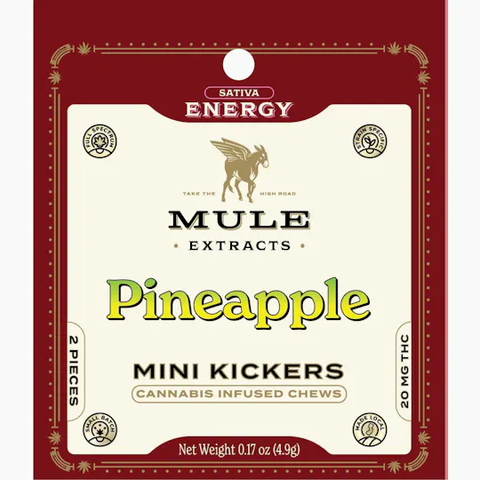 Mule Extracts - Mule Extracts | Pineapple 'Try Me' Mini Kickers | 20mg | 2ct | 10mg/ea - 1