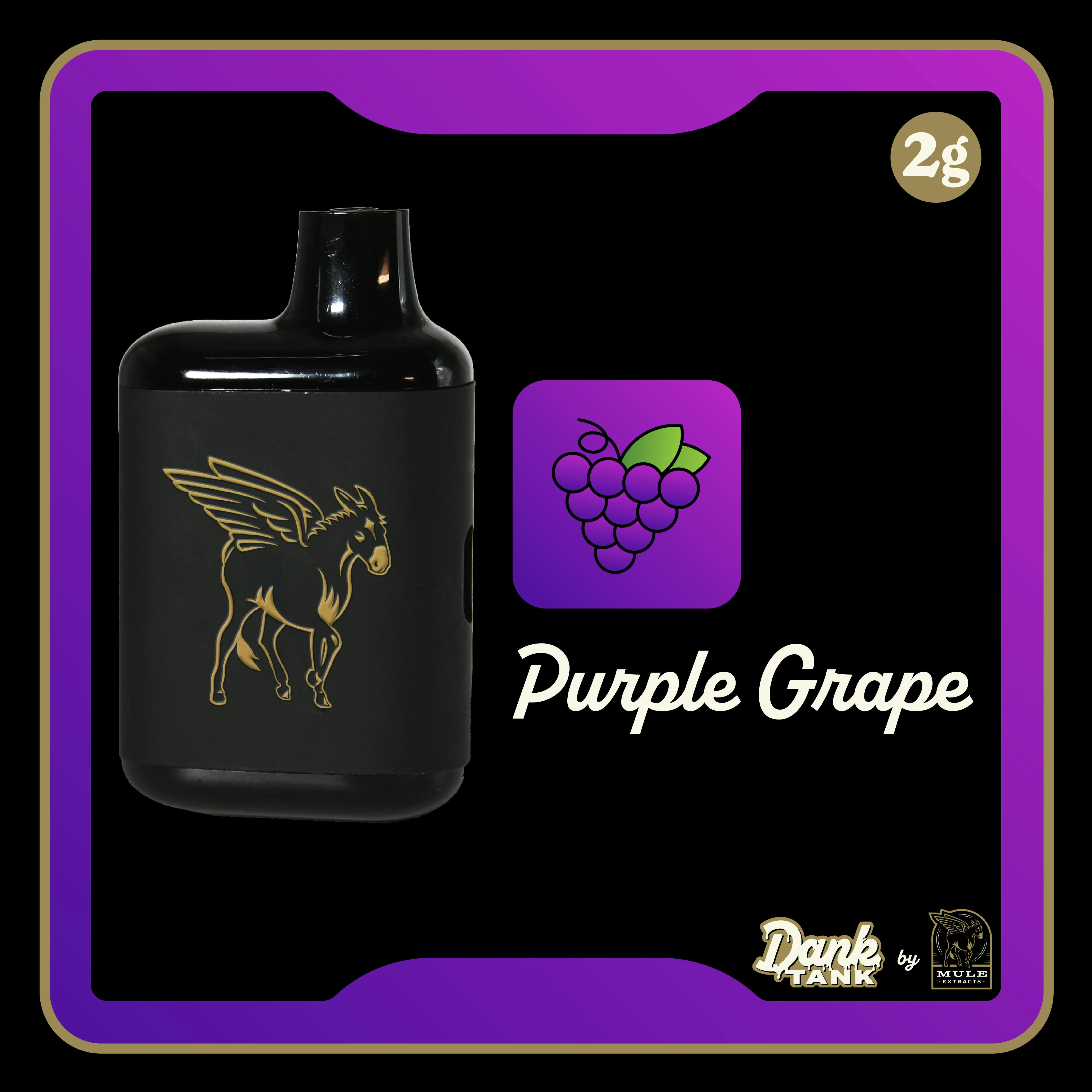 Mule Extracts - Mule Extracts | Purple Grape | Dank Tank Disposable | 2g - 1