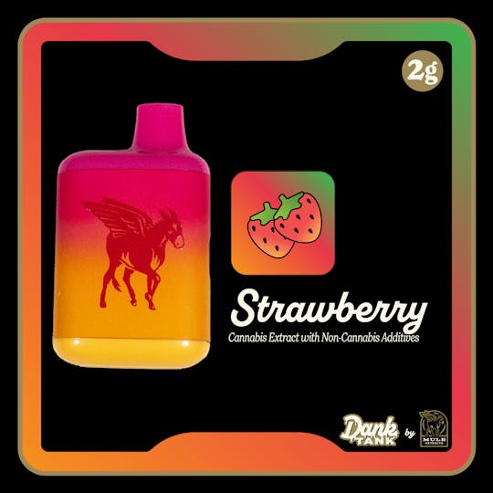 Mule Extracts - 2g Strawberry Flavored Dank Tank - NJ - 1