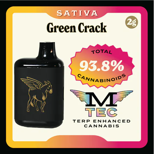 Mule Extracts - Mule Extracts | Green Crack | Dank Tank Disposable | 2g - 1