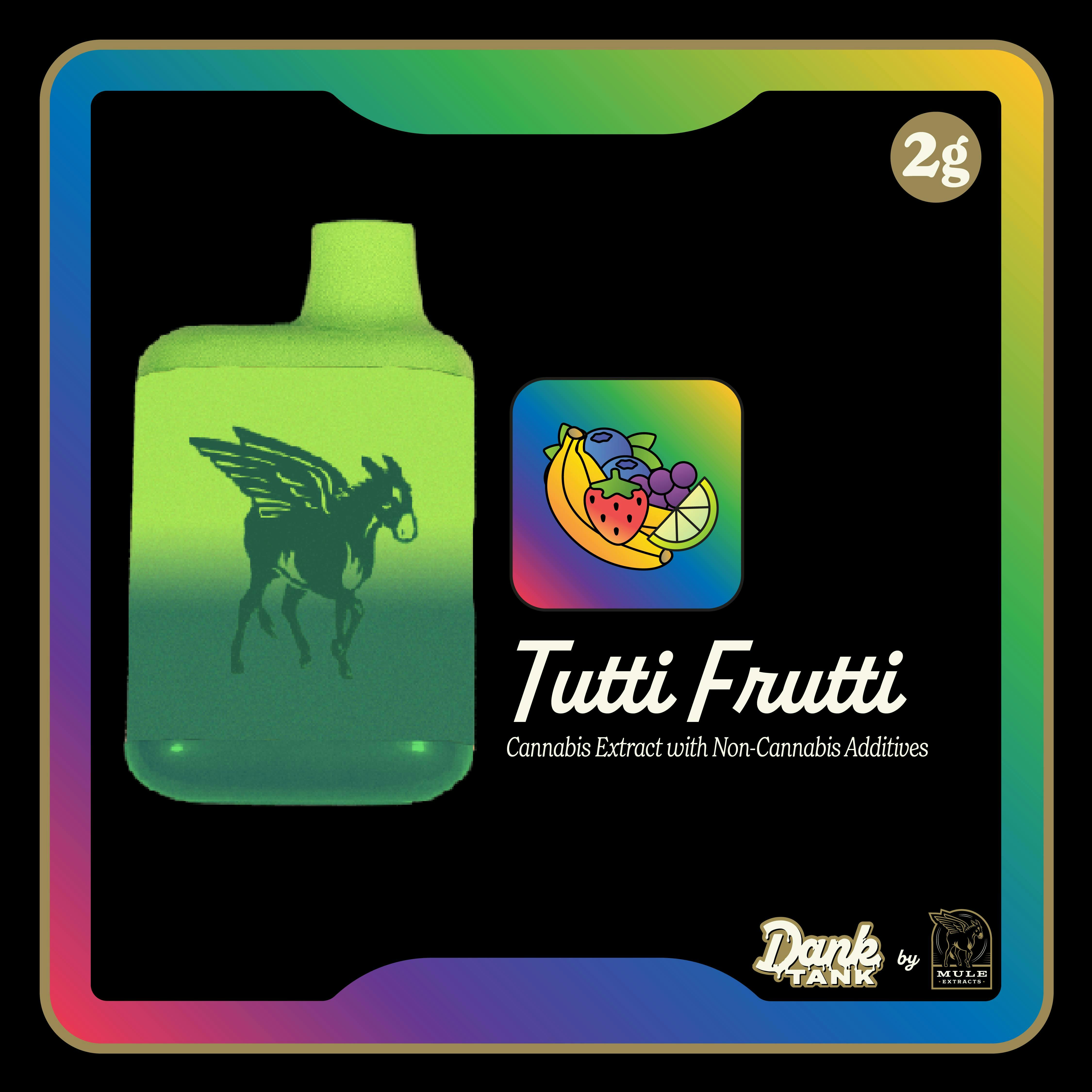 Mule Extracts - Mule Extracts | Tutti Frutti | Dank Tank Disposable | 2g - 1