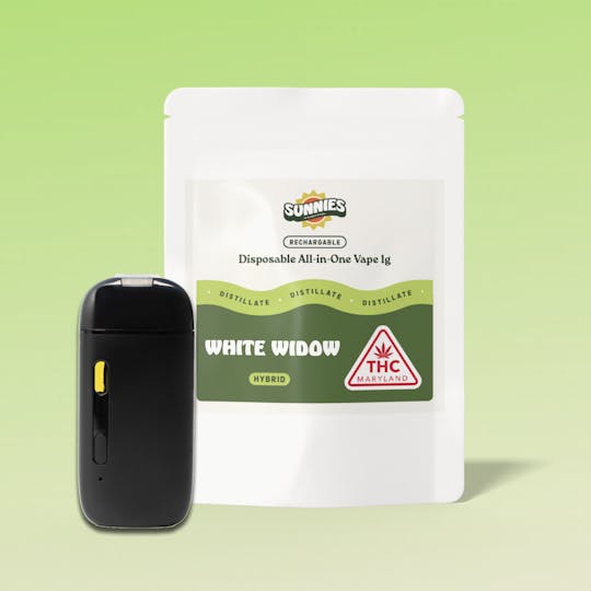 SunMed Growers - White Widow Distillate Disposable Vape 1.0g - 1