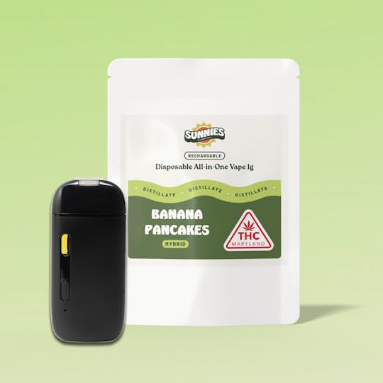 SunMed Growers - Banana Pancakes Distillate Disposable Vape 1.0g - 1