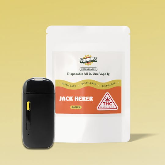 SunMed Growers - Jack Herer Distillate Disposable Vape 1.0g - 1