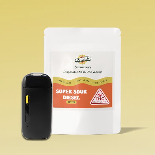SunMed Growers - Super Sour Diesel Distillate Disposable Vape 1.0g - 1