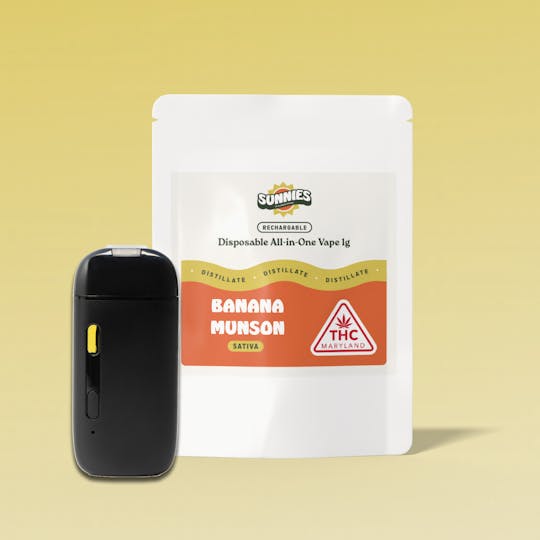 SunMed Growers - Banana Munson Distillate Disposable Vape 1.0g - 1