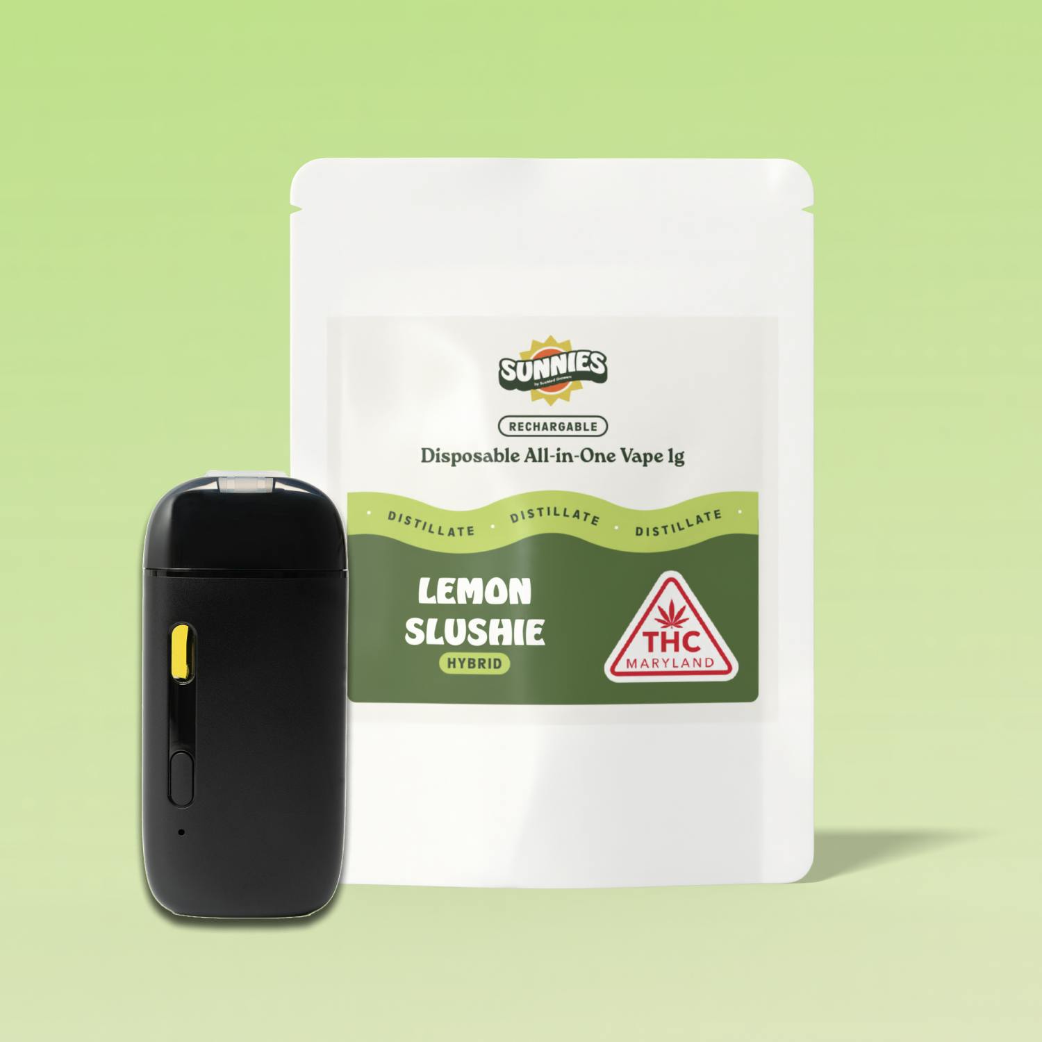 SunMed Growers - Lemon Slushie Distillate Disposable Vape 2.0g - 1