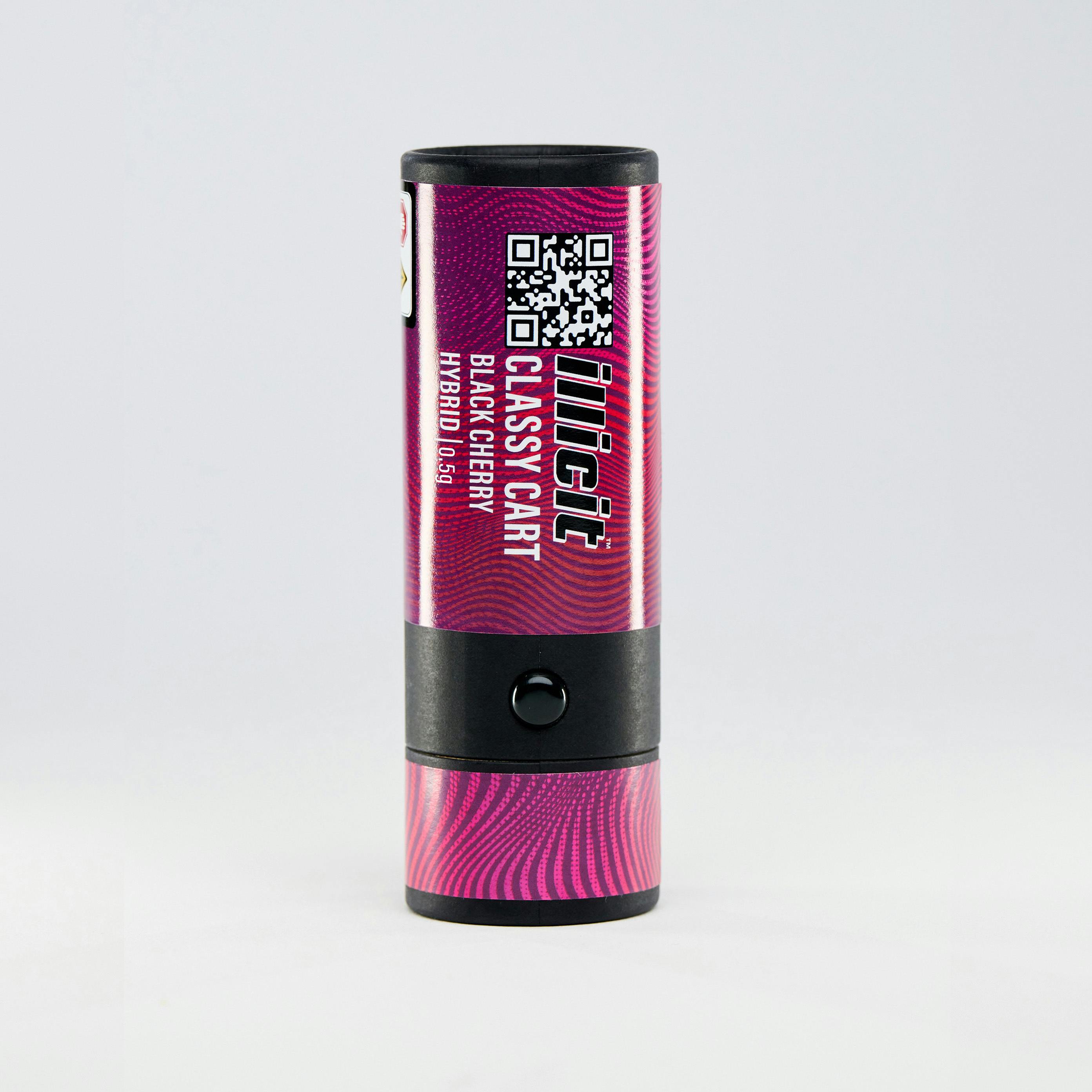 ILLICIT - Black Cherry 0.5g Disposable Classy Cart - 1