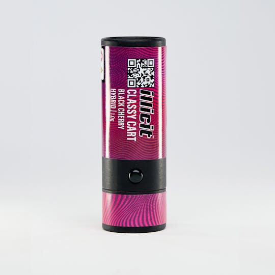 ILLICIT - Black Cherry 1g Disposable Classy Cart - 1