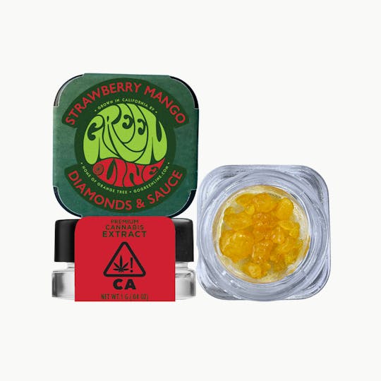 Greenline - Strawberry Mango - Diamonds & Sauce - Extract - Sativa - 1g - 1