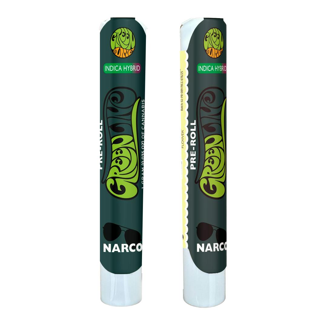 Greenline - Narco - Indoor Flower Pre-Roll - Indica Hybrid - 1g - 1
