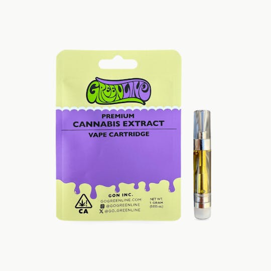 Greenline - Rainbow Beltz - Vape Cart - Indica - 1g - 1
