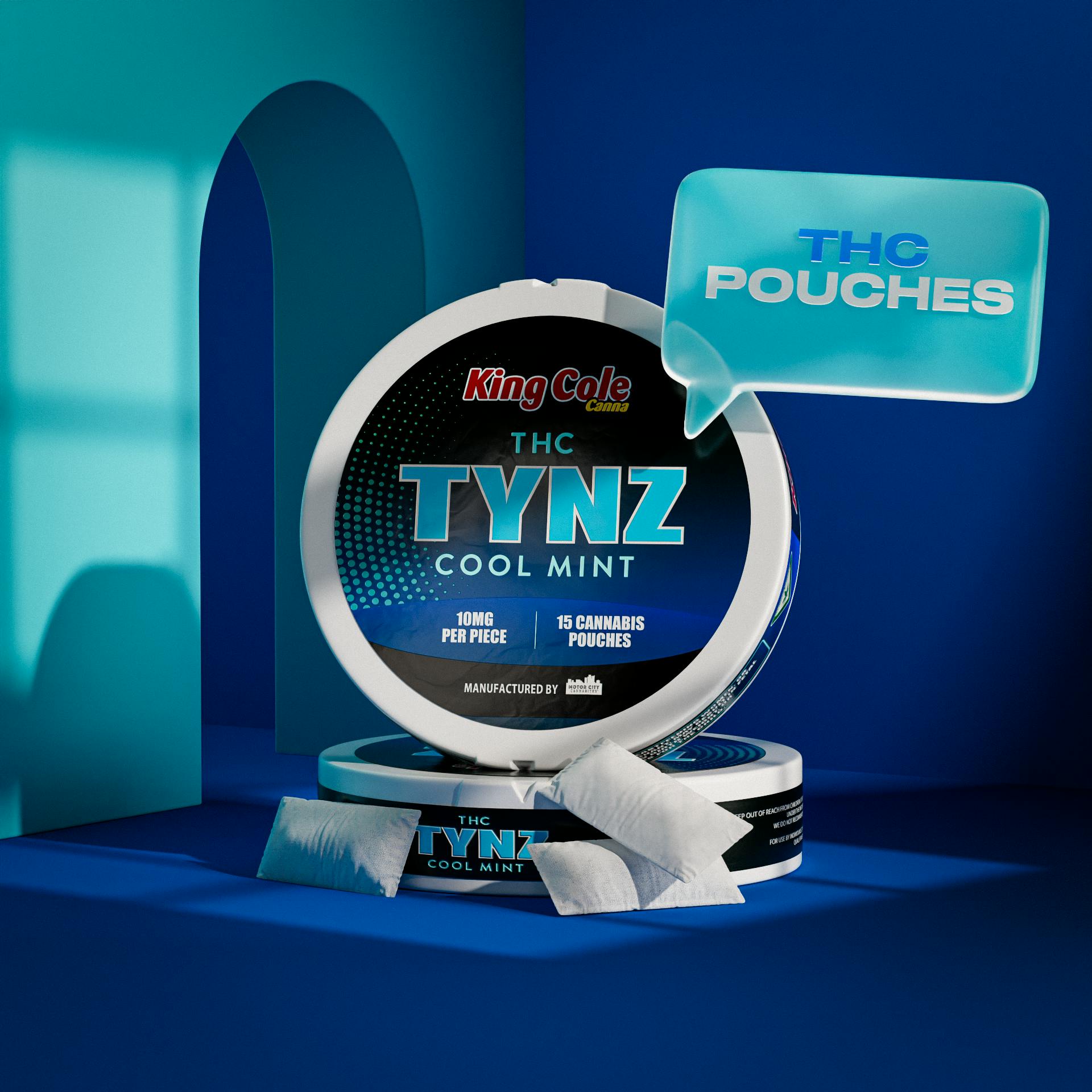 King Cole - King Cole | Tynz | Cool Mint Pouches 15X10Mg - 1