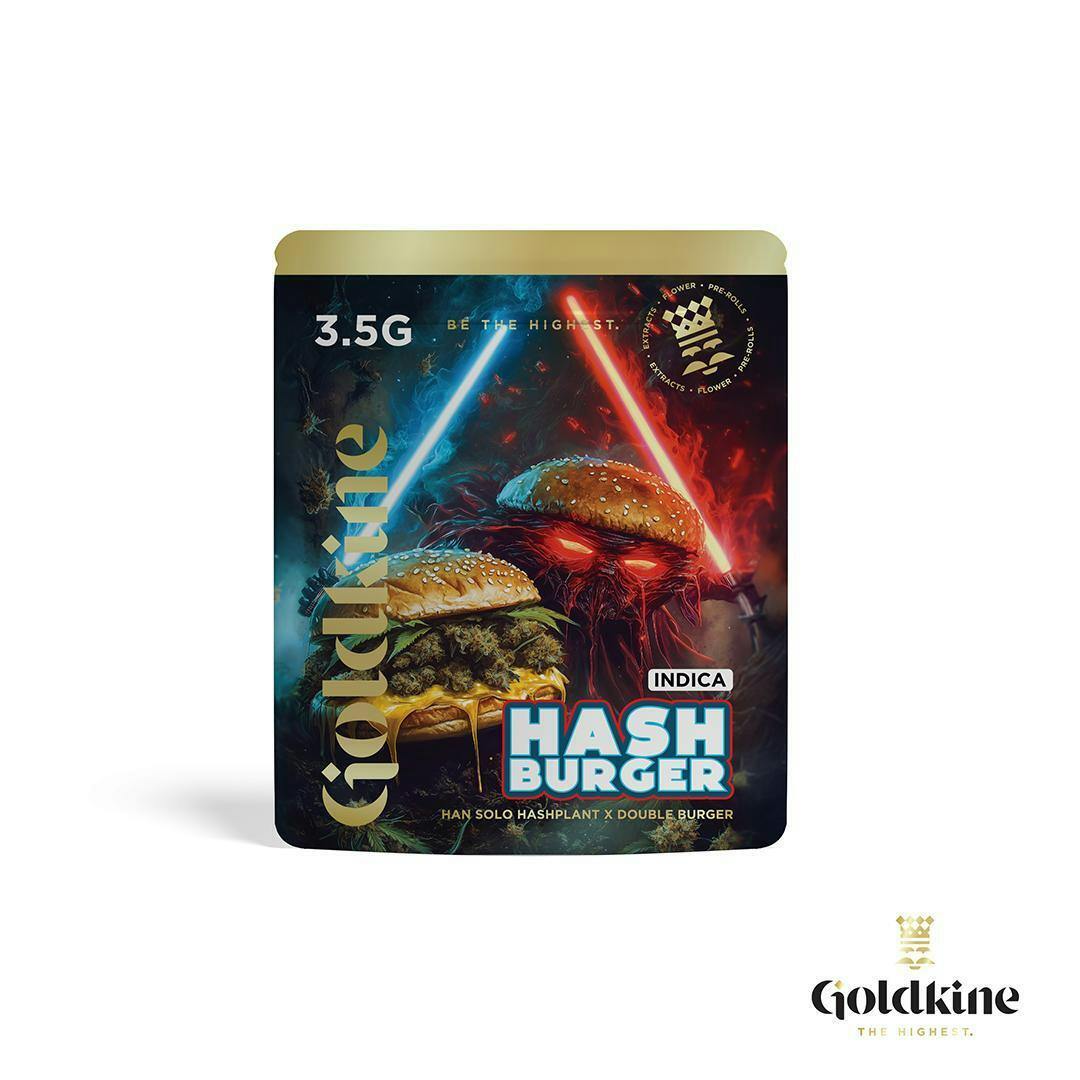 Goldkine - Goldkine Flower 3.5G (Mylar) | Hash Burger - 1