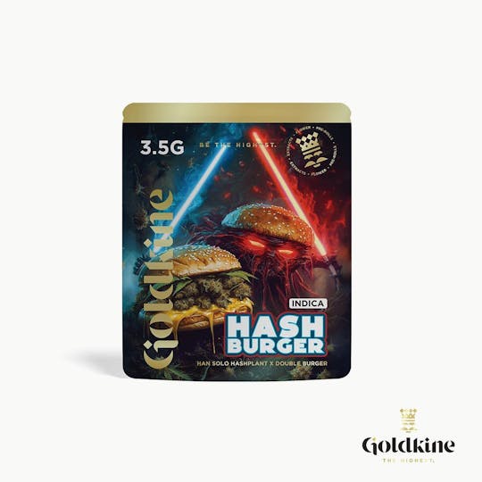 Goldkine - Goldkine Flower 3.5G (Mylar) | Hash Burger - 1