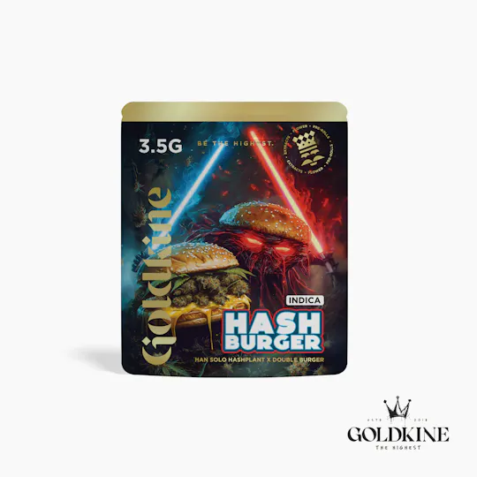 Goldkine - Goldkine Flower 3.5G (Mylar) | Hash Burger - 1