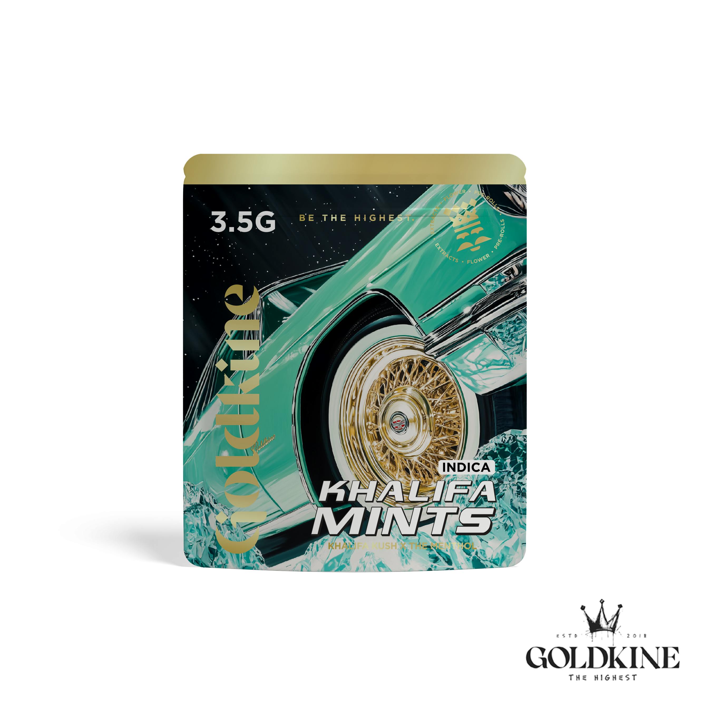 Goldkine - Goldkine Flower 3.5G (Mylar) | Khalifa Mints - 1