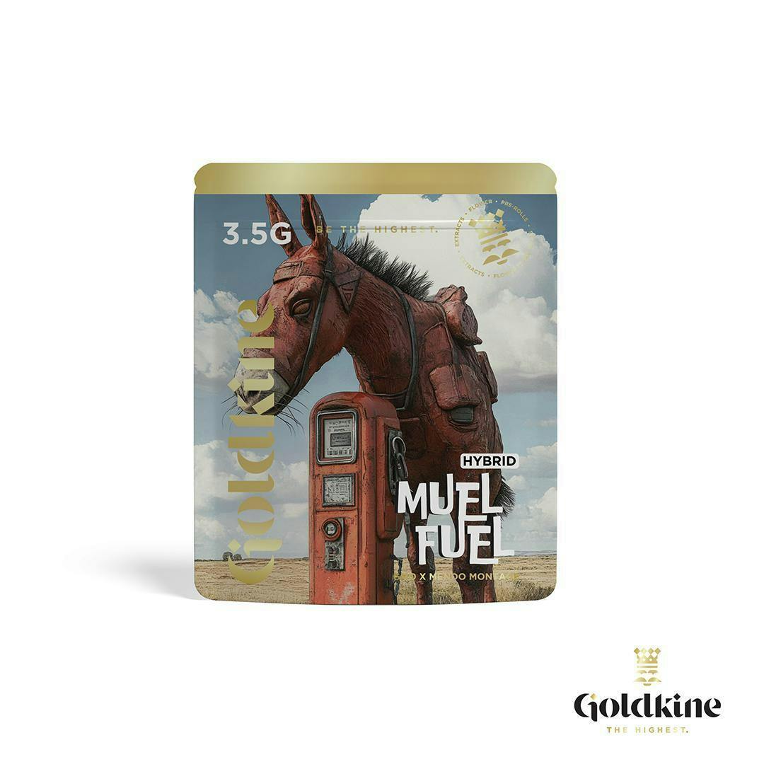 Goldkine - Goldkine Flower 3.5G (Mylar) | Mule Fuel - 1