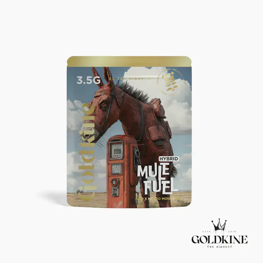 Goldkine - Goldkine Flower 3.5G (Mylar) | Mule Fuel - 1