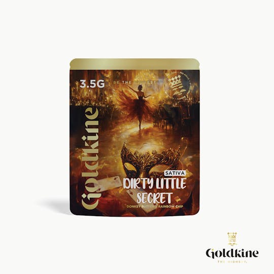Goldkine - Goldkine Flower 3.5G (Mylar) | Dirty Little Secret - 1