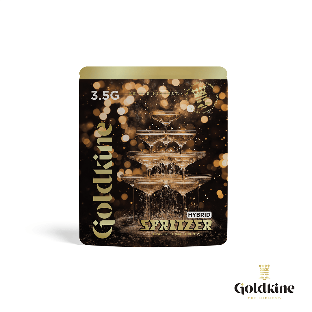 Goldkine - Goldkine Flower 3.5G (Mylar) | Spritzer - 1