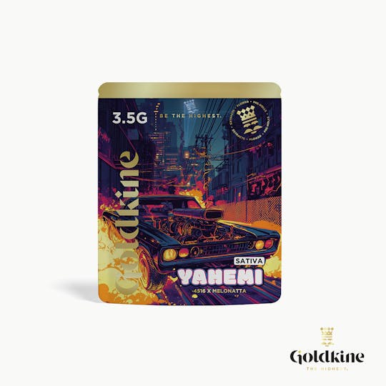 Goldkine - Goldkine Flower 3.5G (Mylar) | Yahemi - 1