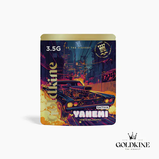 Goldkine - Goldkine Flower 3.5G (Mylar) | Yahemi - 1