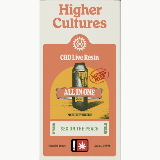 Higher Cultures - Higher Cultures | Sex on the peach | Cartridge | 1G - 1