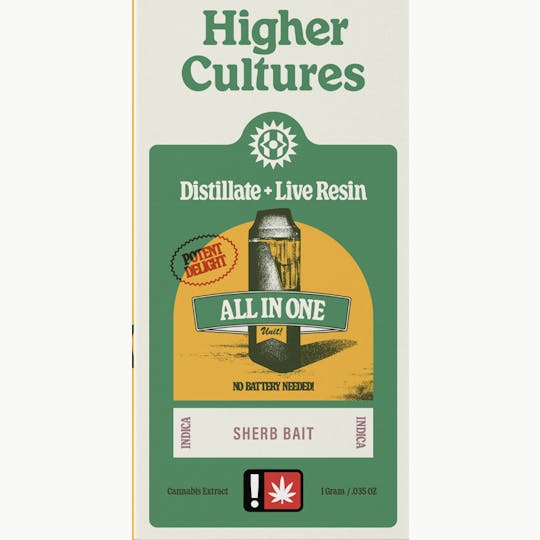 Higher Cultures - Higher Cultures | Sherb Bait | Cartridge | 1G - 1