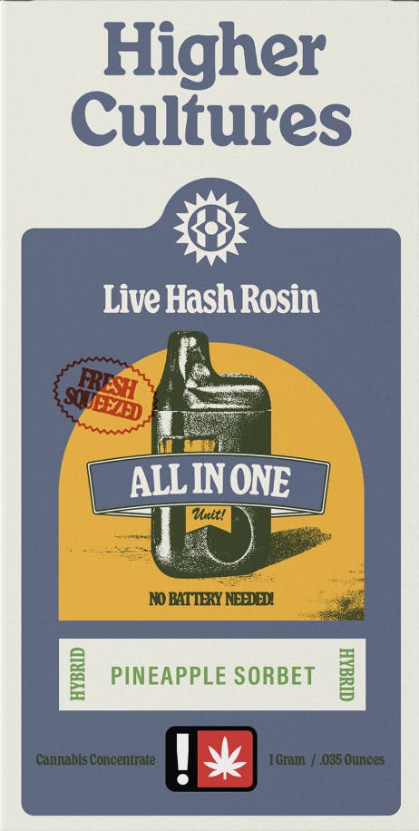 Higher Cultures - Higher Cultures | Pineapple Sorbet | Cartridge | 1G - 1