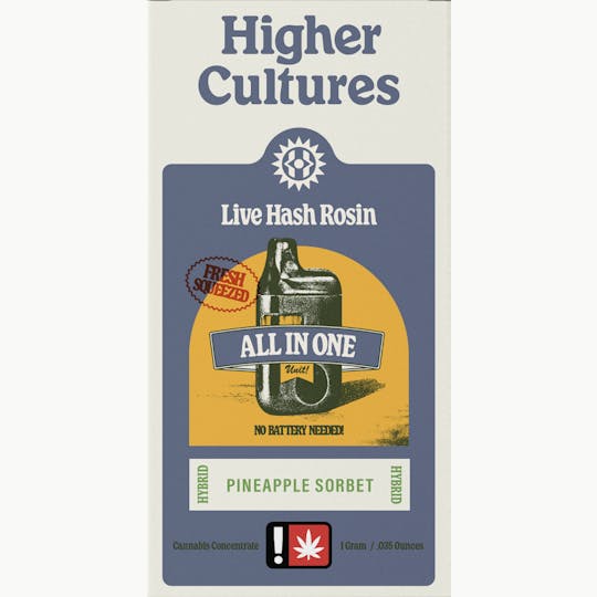 Higher Cultures - Higher Cultures | Pineapple Sorbet | Cartridge | 1G - 1