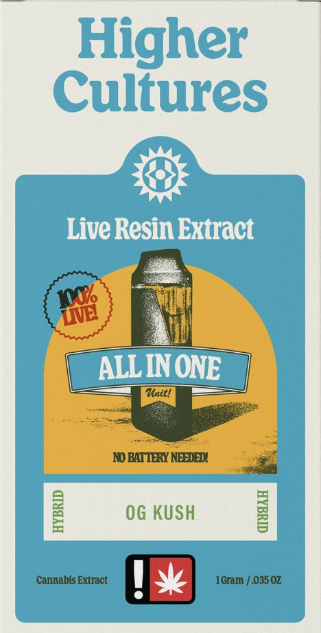 Higher Cultures - Higher Cultures | OG Kush | Cartridge | 1G - 1