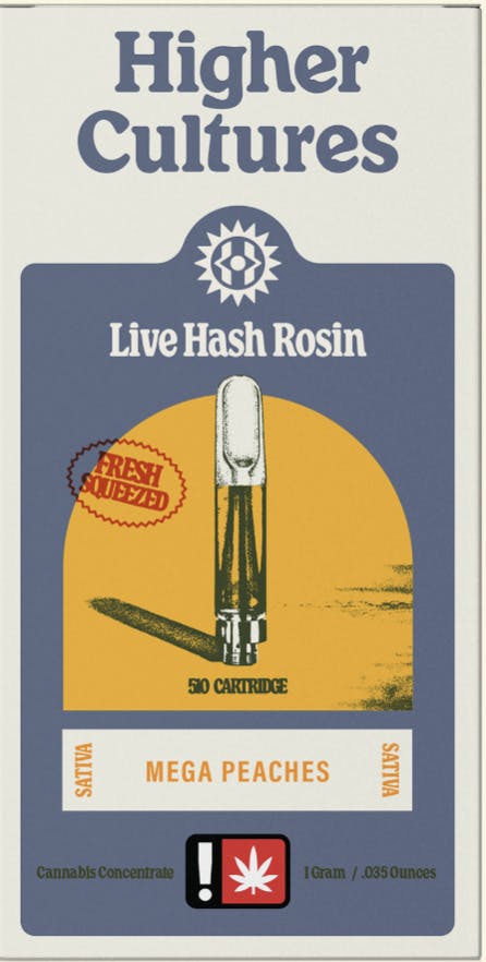 Higher Cultures - Higher Cultures | Mega Peaches | Cartridge | 1G - 1